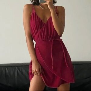 Urban Outfitters Red Asymmetrical Dress NWT size M